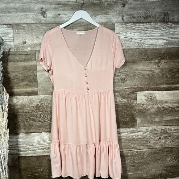 Ultra Flirt peasant dress - Picture 1 of 9